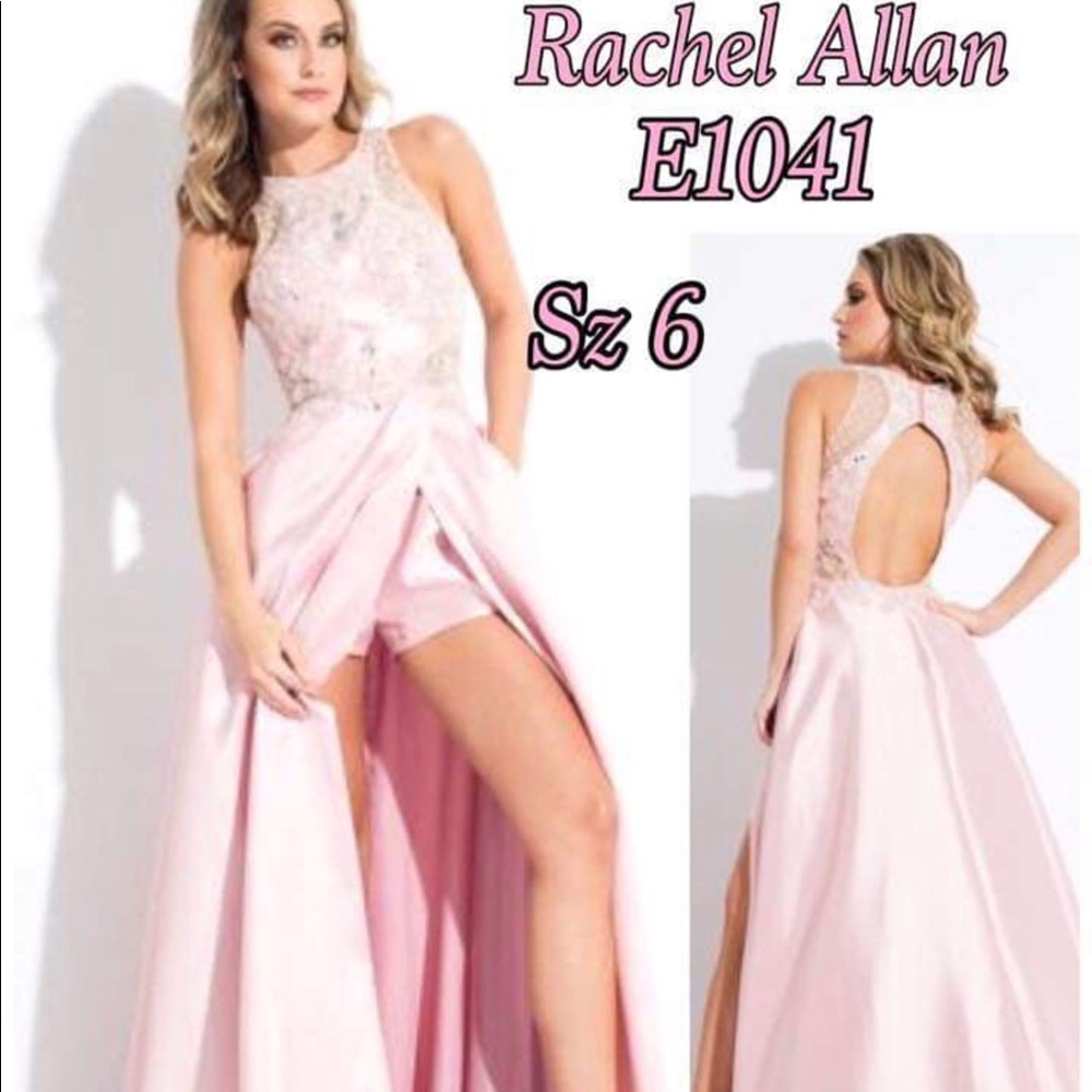 Rachel Allan dress romper jumpsuit 6 prom pageant